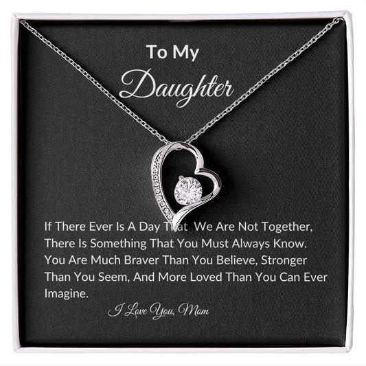 Forever daughter necklace